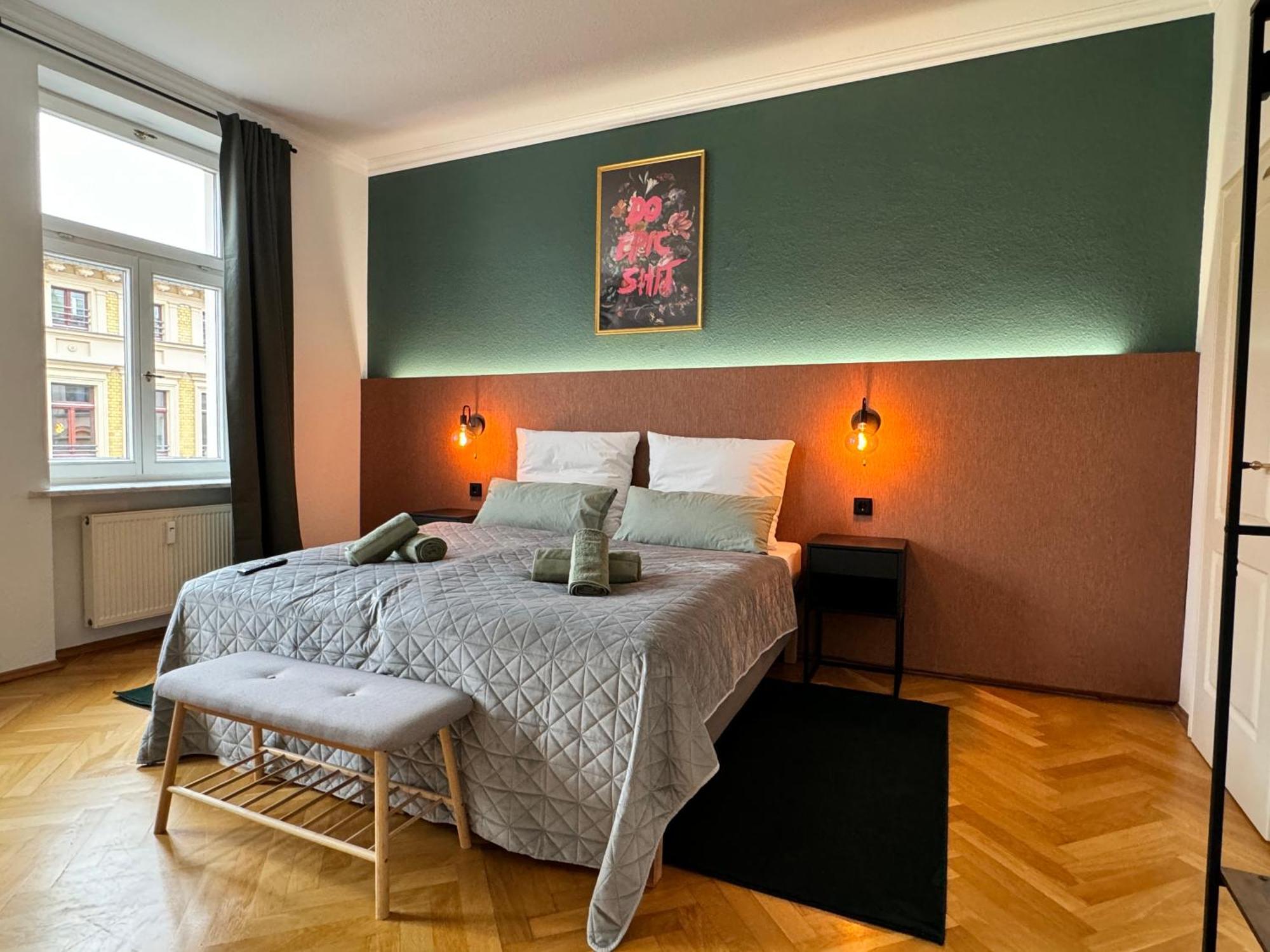 Rebelrents #4 Design Trifft Komfort - Einzigartiges Ferienapartment In Der Nahe Des Hauptbahnhofs Halle  Εξωτερικό φωτογραφία